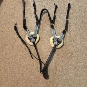 Exion Pro Bridles and Reins 5-Point Breastplate - Horse